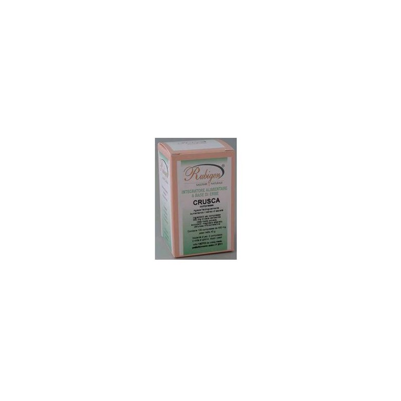 NaturFarma Rubigen Crusca Integratore Sazieta' e Transito 100 Compresse NaturFarma Rubigen Crusca Integratore Sazieta' e Transito 100 Compresse
