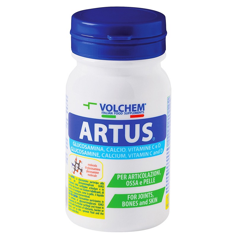 Artus Integratore Articolazioni Glucosamina e Calcio 60 Compresse Artus Integratore Articolazioni Glucosamina e Calcio 60 Compresse