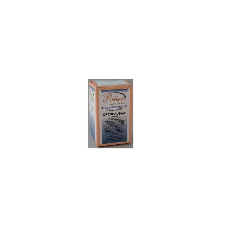 NaturFarma Rubigen Operpausa-F Integratore Menopausa 60 Capsule NaturFarma Rubigen Operpausa-F Integratore Menopausa 60 Capsule