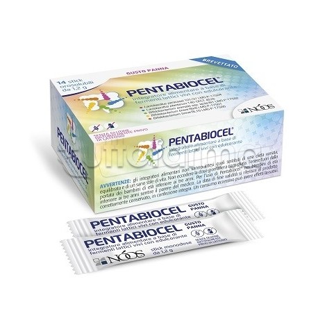 Pentabiocel  Integratore Alimentare Fermenti Lattici 14 Stick 2,5g