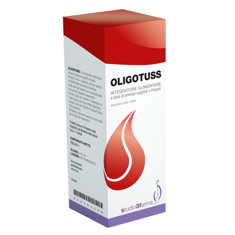 Studio 3 Farma Oligotuss Vie Respiratorie 150 ml