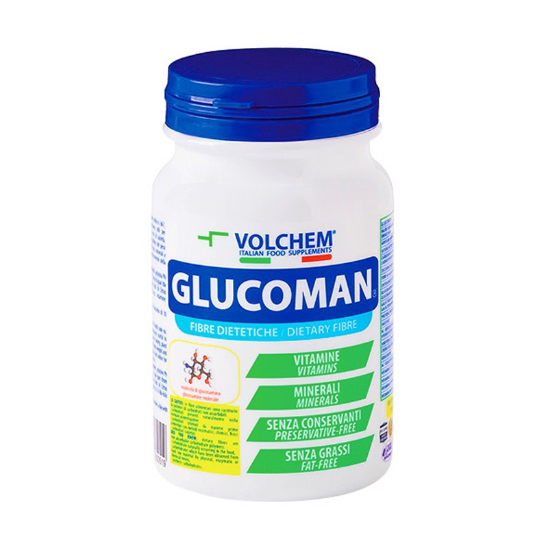 Glucoman Integratore Fibre per Controllo Peso 120 Capsule