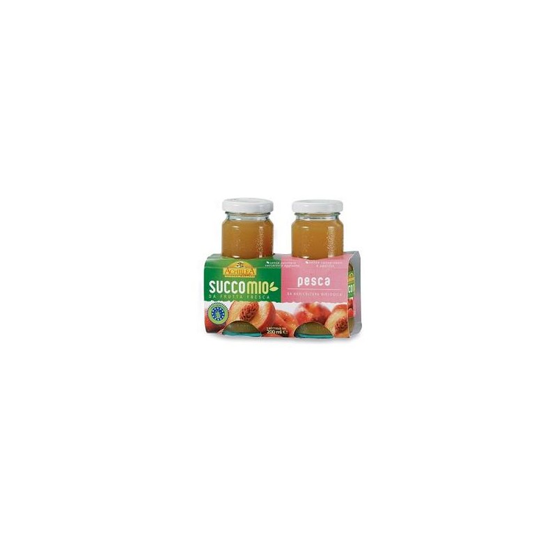Achillea Succo Mio Pesca Bio 2x200ml Achillea Succo Mio Pesca Bio 2x200ml