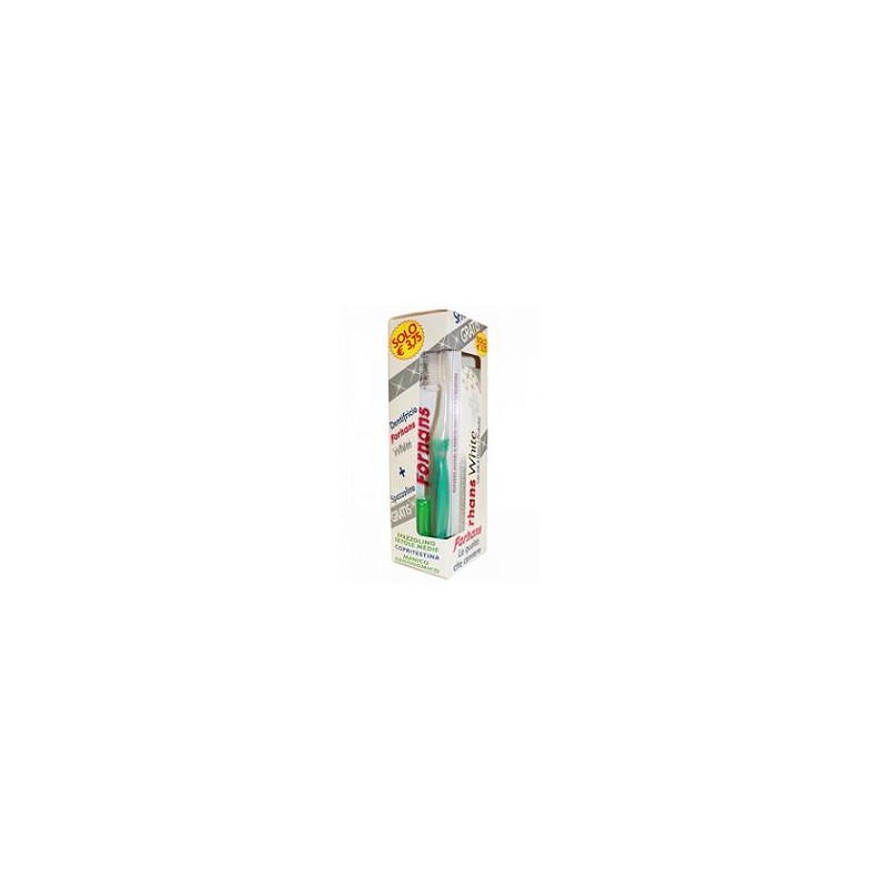 Forhans White Dentifricio Sbiancante con Spazzolino Omaggio Forhans White Dentifricio Sbiancante con Spazzolino Omaggio