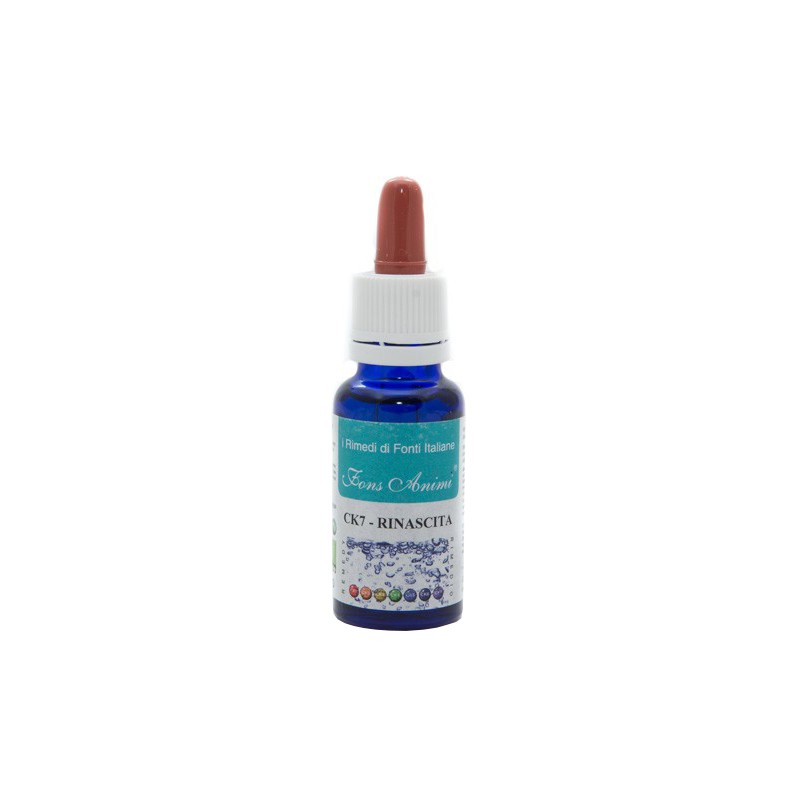 Rimedio Rinascita CK7 Gocce Sublinguali Acqua Sorgiva 20ml Rimedio Rinascita CK7 Gocce Sublinguali Acqua Sorgiva 20ml