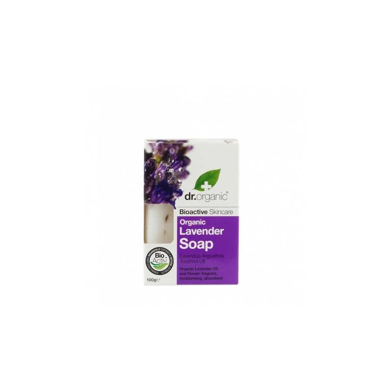 Dr Organic Saponetta alla Lavanda Detergente 100 g Dr Organic Saponetta alla Lavanda Detergente 100 g