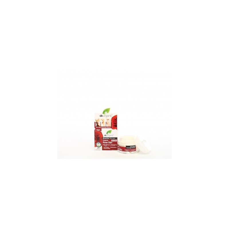 Dr Organic Crema Notte Antieta alla Rosa 50ml