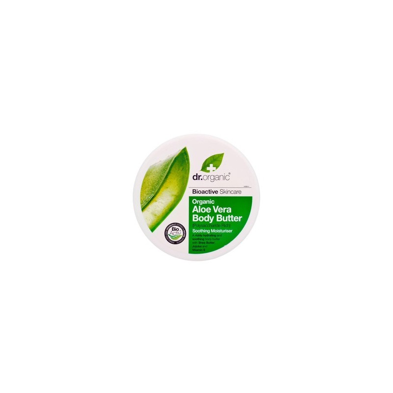 Dr. Organic Aloe Vera Body Butter Burro Corpo Idratante 200ml Dr. Organic Aloe Vera Body Butter Burro Corpo Idratante 200ml