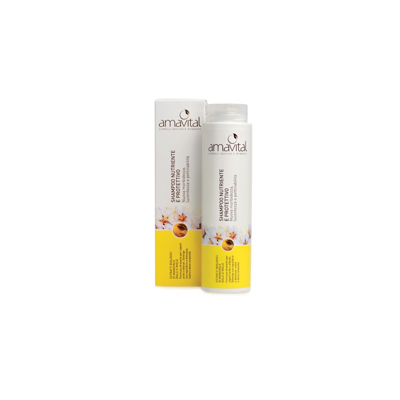 Amavital Shampoo Nutriente Protettivo Capelli Secchi 250ml Amavital Shampoo Nutriente Protettivo Capelli Secchi 250ml