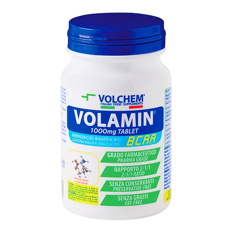 Volamin BCAA 1000 mg Aminoacidi Ramificati 120 Compresse
