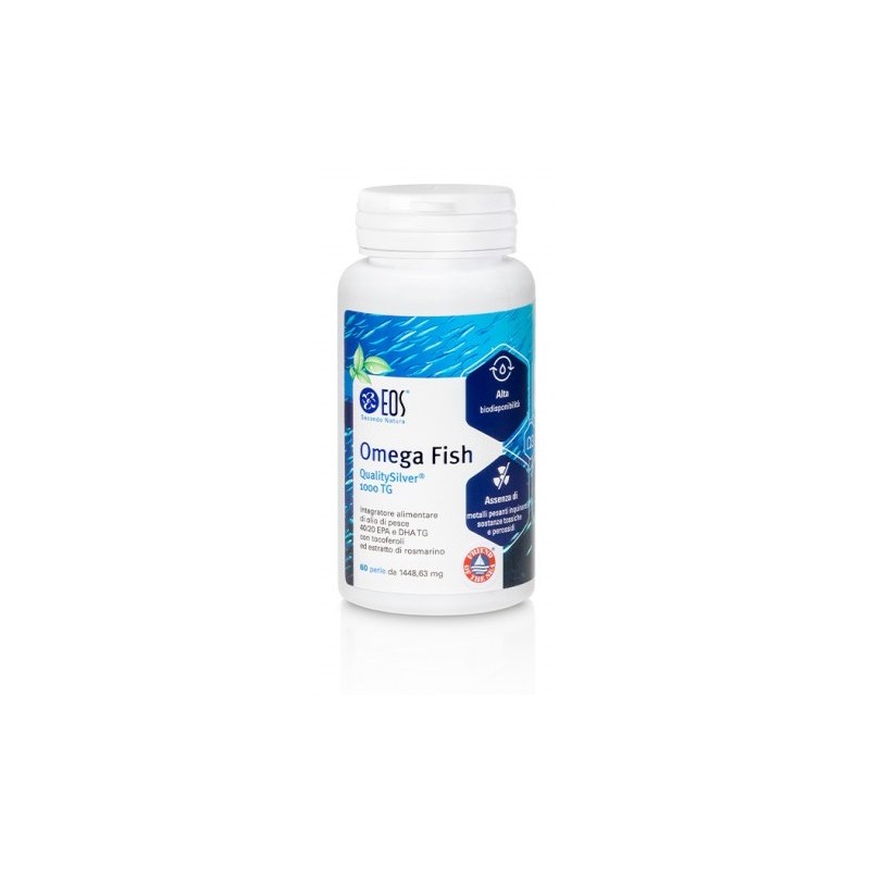 EOS Omega Fish TG 1000 Integratore Omega 3 60 Perle