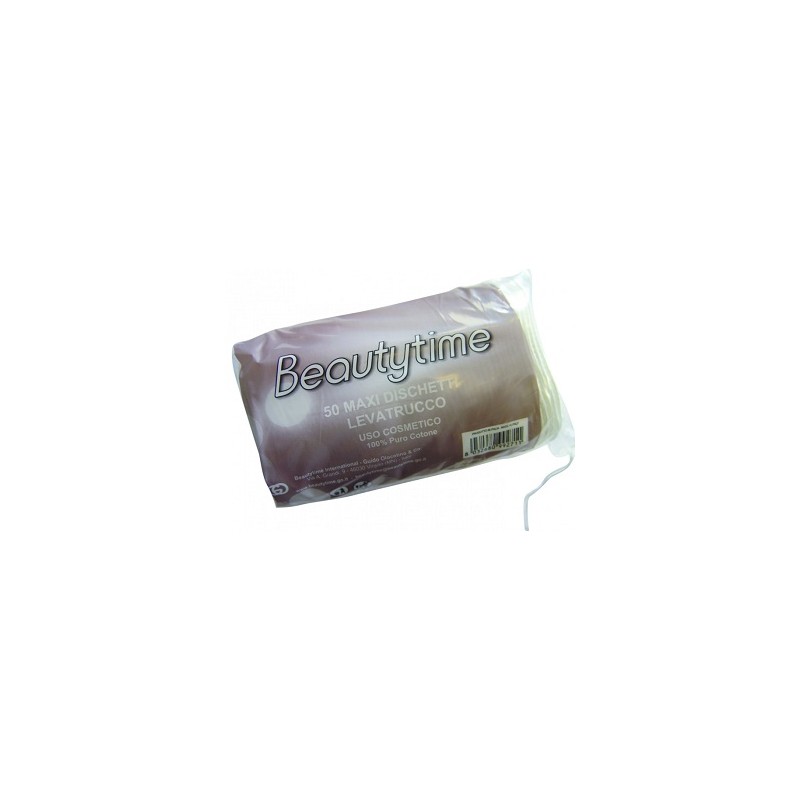 Beautytime Maxi Dischetti Levatrucco Cotone 50 Pezzi Beautytime Maxi Dischetti Levatrucco Cotone 50 Pezzi