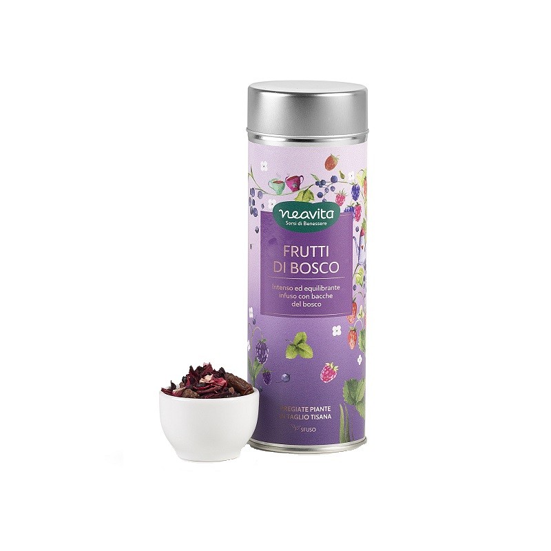 Neavita Infuso Frutti di Bosco Tisana Senza Teina 100 g Neavita Infuso Frutti di Bosco Tisana Senza Teina 100 g