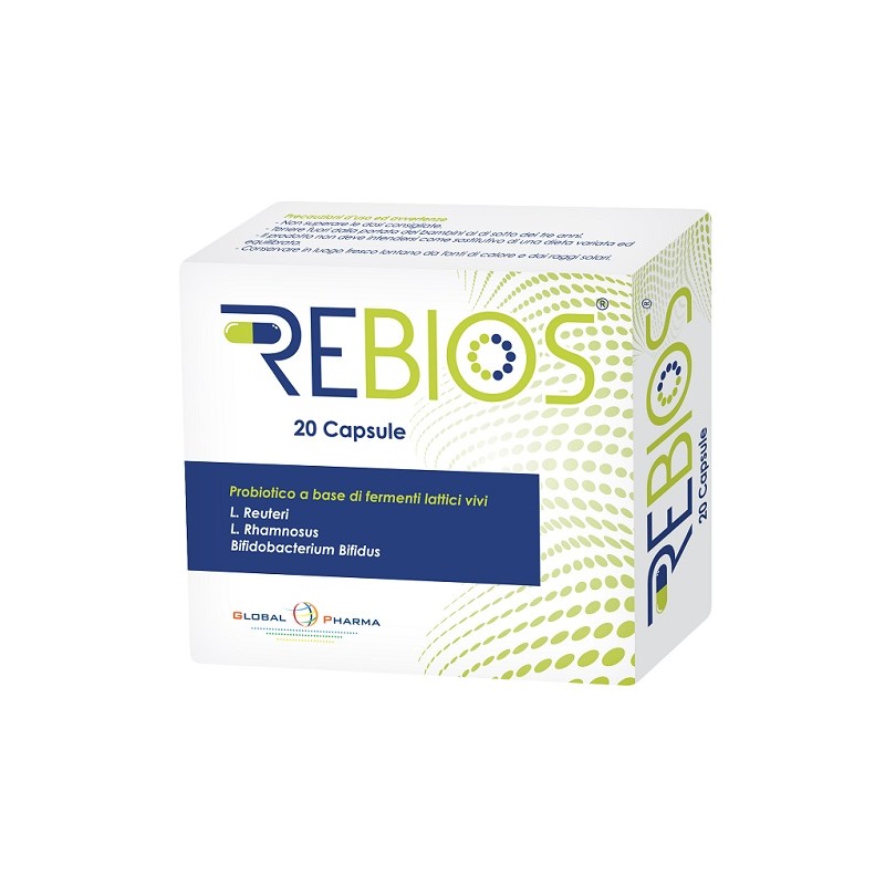Rebios Fermenti Lattici e Inulina Flora Intestinale 20 Capsule