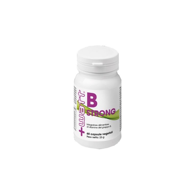 +Watt B Strong Vitamine Gruppo B per Energia 60 Capsule +Watt B Strong Vitamine Gruppo B per Energia 60 Capsule