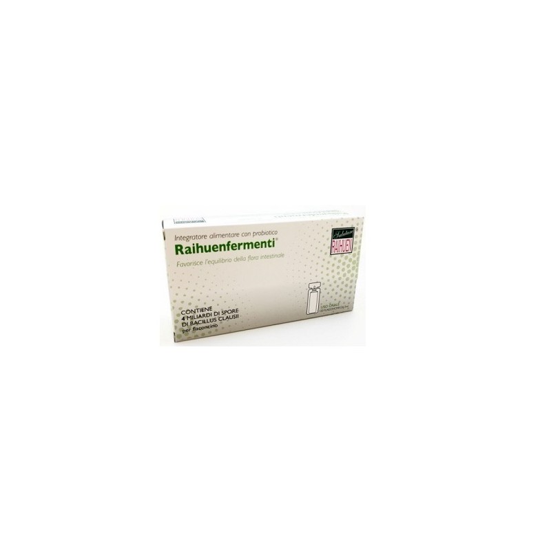 NaturFarma Raihuenfermenti Bacillus Clausii Probiotici 20 Fiale Monodose NaturFarma Raihuenfermenti Bacillus Clausii Probiotici 20 Fiale Monodose