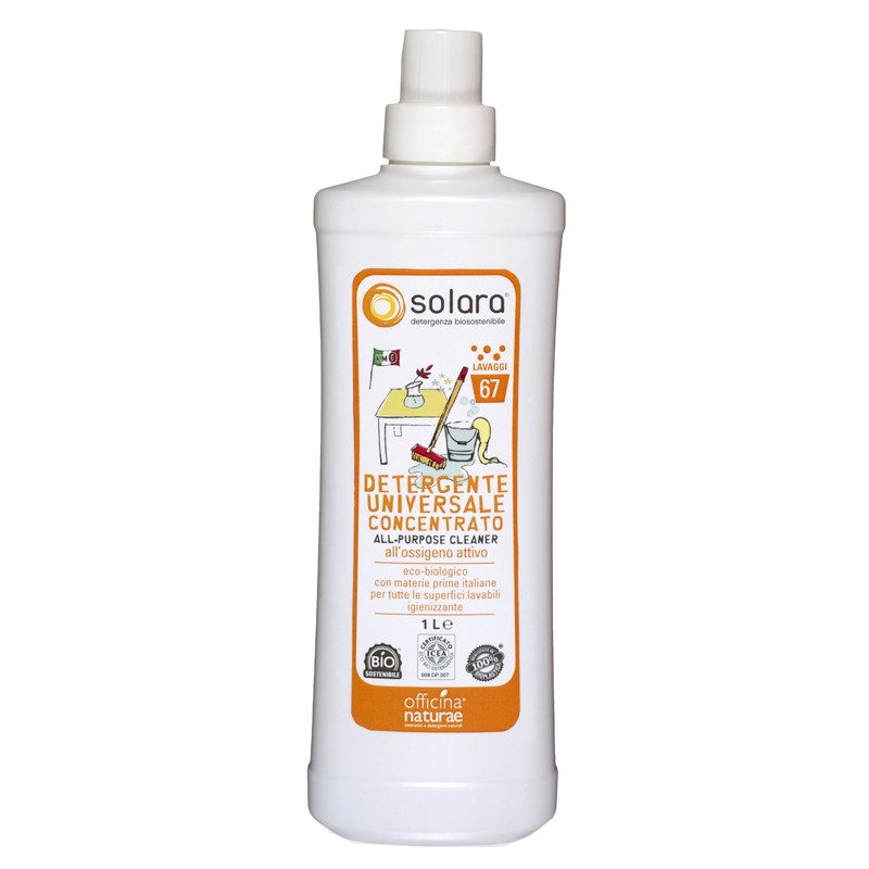 Officina Naturae Solara Detergente Universale Concentrato Multisuperficie 1 L Officina Naturae Solara Detergente Universale Concentrato Multisuperficie 1 L