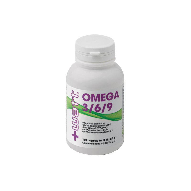 +Watt Omega 3/6/9 Acidi Grassi EPA DHA 180 Capsule