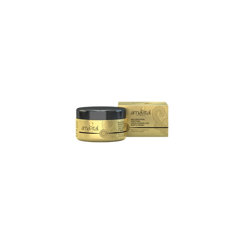 Amavital Maschera Pienastruttura Capelli Sfibrati con Argan 300ml Amavital Maschera Pienastruttura Capelli Sfibrati con Argan 300ml