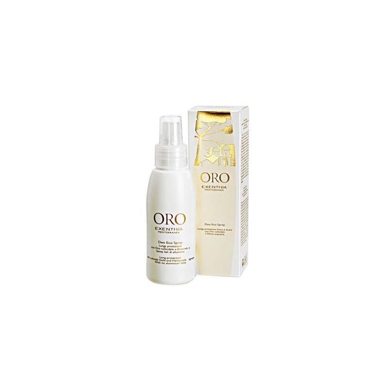 Exenthia Mediterranea Oro Deo Eco Spray Senza Alluminio 100 ml Exenthia Mediterranea Oro Deo Eco Spray Senza Alluminio 100 ml