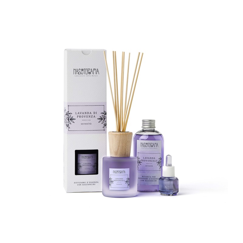 Nasoterapia Diffusore Bastoncini Lavanda di Provenza per Ambienti 100 ml Nasoterapia Diffusore Bastoncini Lavanda di Provenza per Ambienti 100 ml