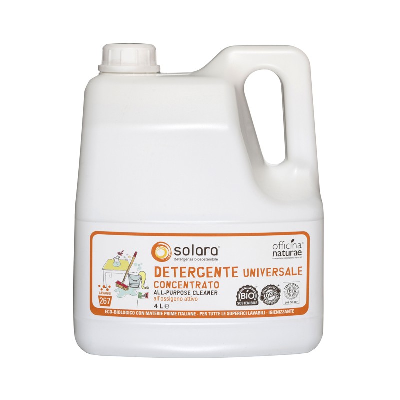 Officina Naturae Solara Detergente Universale Concentrato 4 Litri Officina Naturae Solara Detergente Universale Concentrato 4 Litri
