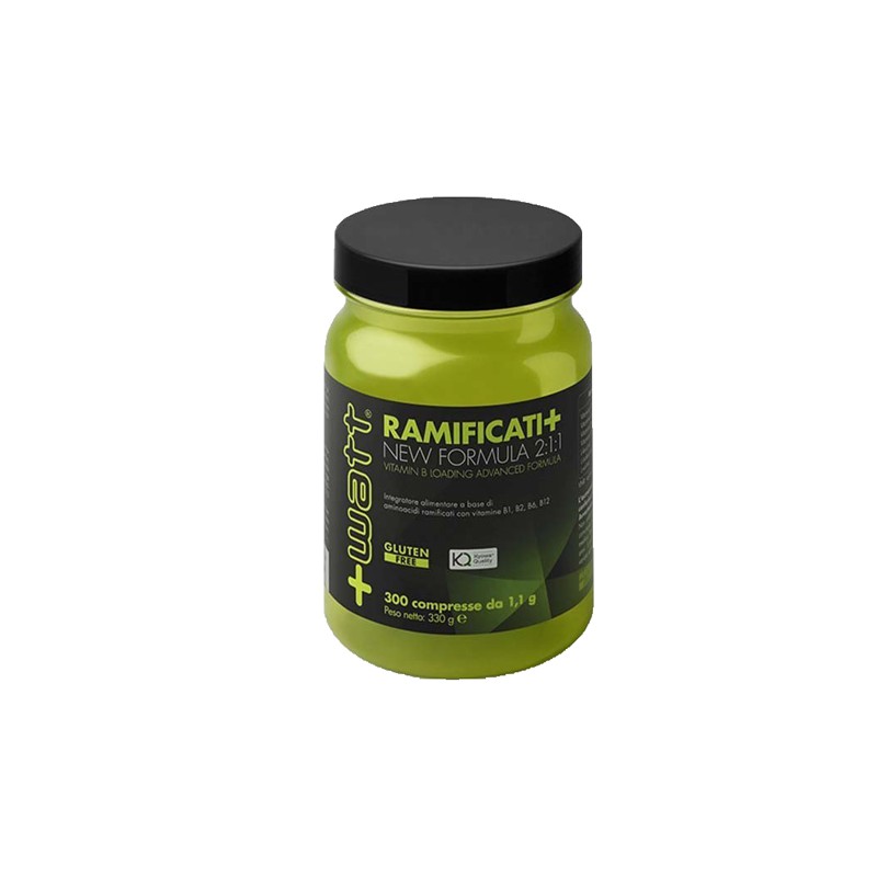 +Watt Ramificati+ B Loaded BCAA 2:1:1 con Vitamine B 300 Compresse