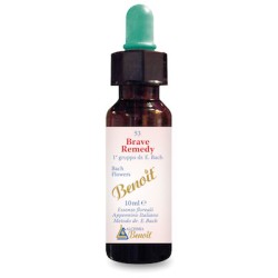Flacone Brave Remedy Benoit Preparato di Essenze Floreali per Supporto Emotivo 10 Ml Flacone Brave Remedy Benoit Preparato di Essenze Floreali per Supporto Emotivo 10 Ml
