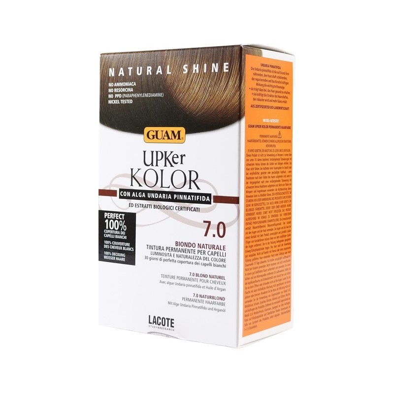 Guam Upker Kolor Tinta 7,0 Biondo Intenso Senza Ammoniaca Guam Upker Kolor Tinta 7,0 Biondo Intenso Senza Ammoniaca