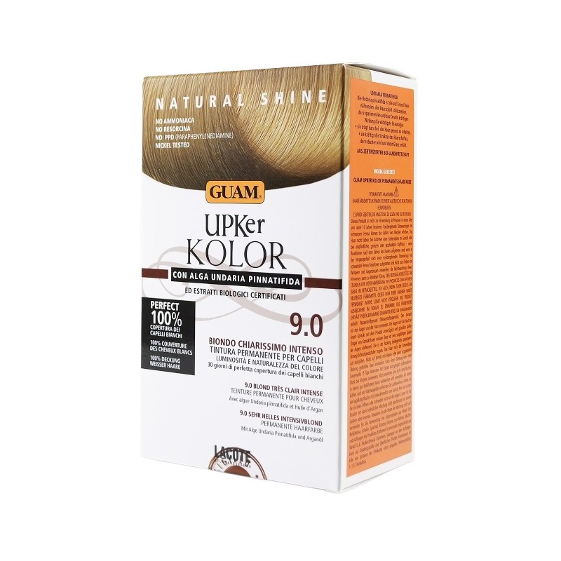 Guam Upker Kolor Tinta 9,0 Biondo Chiarissimo Intenso Senza Ammoniaca Guam Upker Kolor Tinta 9,0 Biondo Chiarissimo Intenso Senza Ammoniaca
