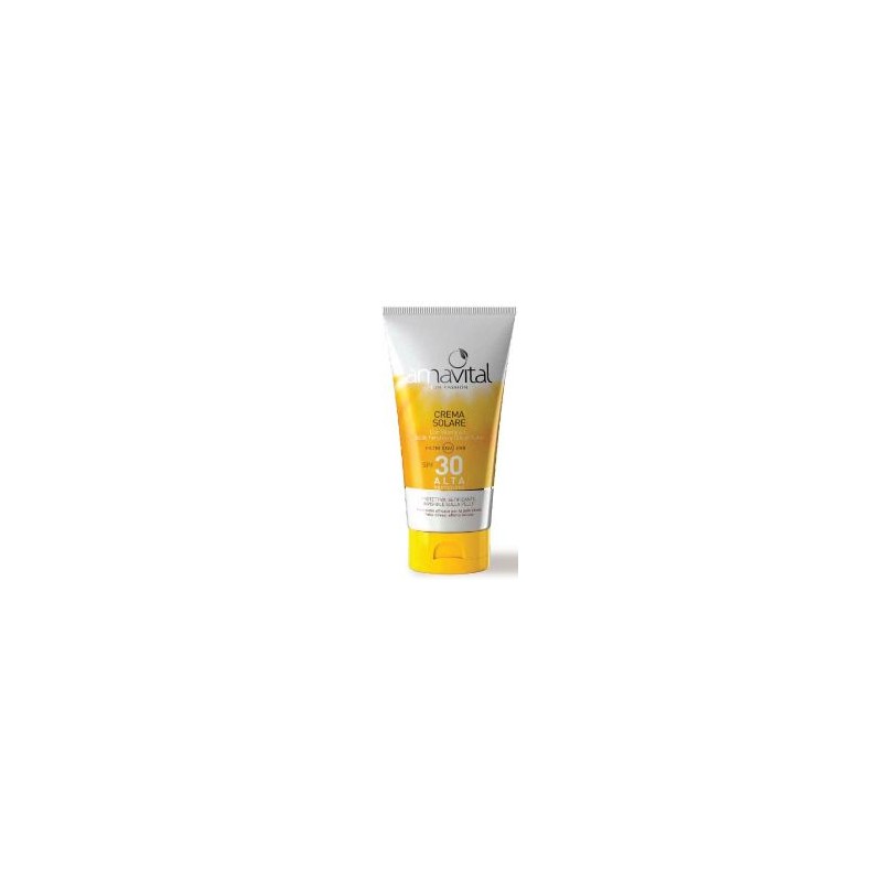 Amavital Crema Solare SPF 30 Antiossidante Pelli Chiare 150 ml