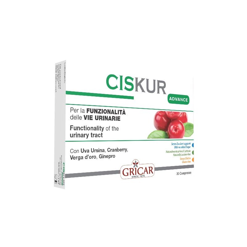 Ciskur Advance Integratore Vie Urinarie 30 Compresse Ciskur Advance Integratore Vie Urinarie 30 Compresse