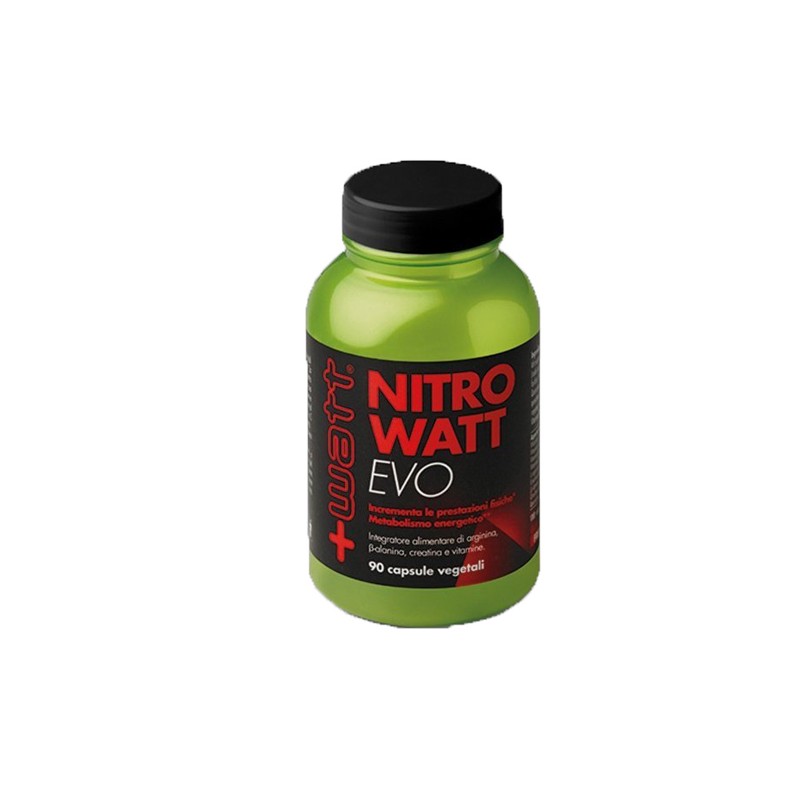 + Watt Nitrowatt Evo Pre-Workout Arginina Creatina Beta-Alanina 90 Capsule