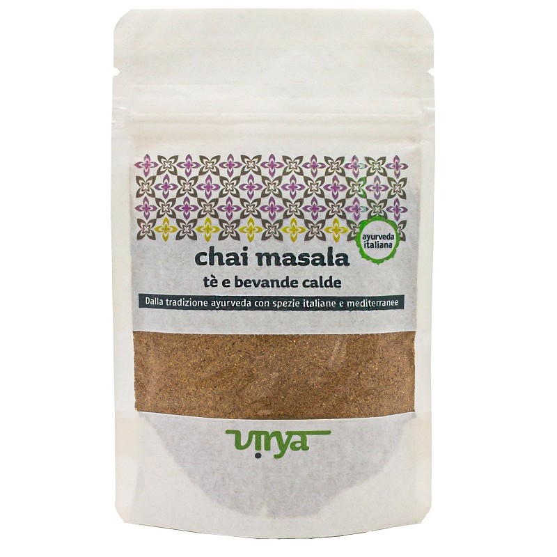 Virya Chai Indian Tea Masala Miscela di Spezie in Polvere 40 g Virya Chai Indian Tea Masala Miscela di Spezie in Polvere 40 g