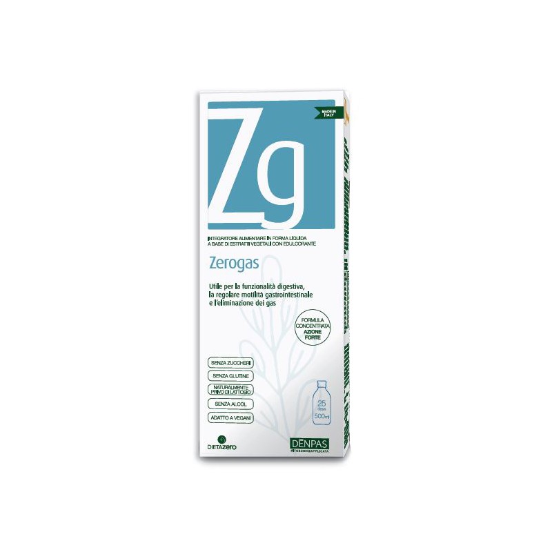 Zero Gas Integratore Digestivo Liquido con 9 Erbe 500 Ml Zero Gas Integratore Digestivo Liquido con 9 Erbe 500 Ml