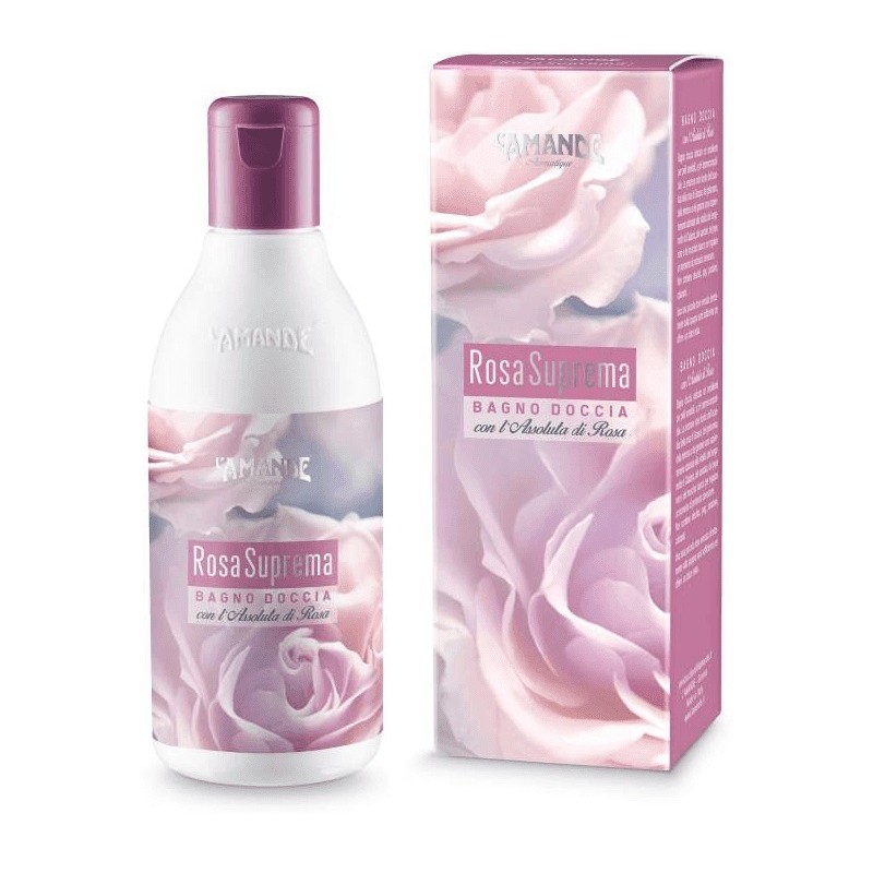 L'amande Rosasuprema Bagno Doccia Rosa di Grasse 250 ml L'amande Rosasuprema Bagno Doccia Rosa di Grasse 250 ml