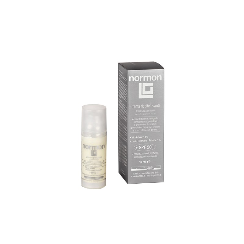 Normon LG Crema Riepitelizzante SPF50+ per Cicatrici 50 Ml