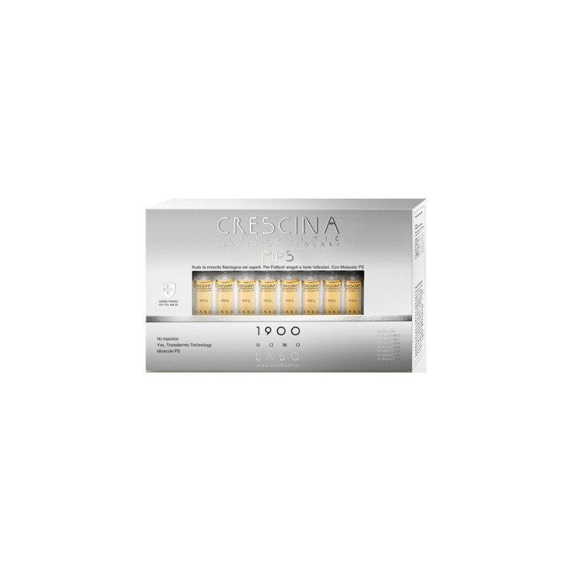 Labo Crescina Transdermic MPS 1900 Uomo 40 Fiale Capelli