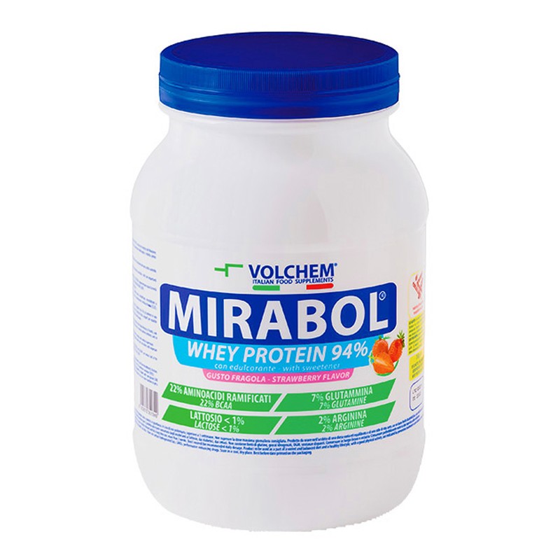 Mirabol Whey Protein 94% Fragola 750 g