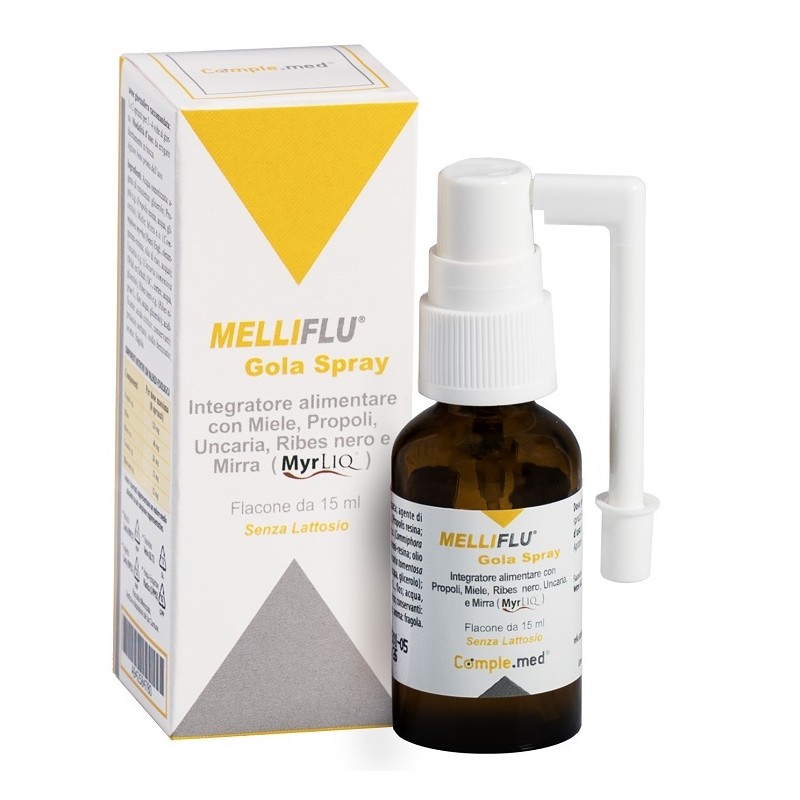 Melliflu Gola Spray Propoli e Miele 15ml Melliflu Gola Spray Propoli e Miele 15ml