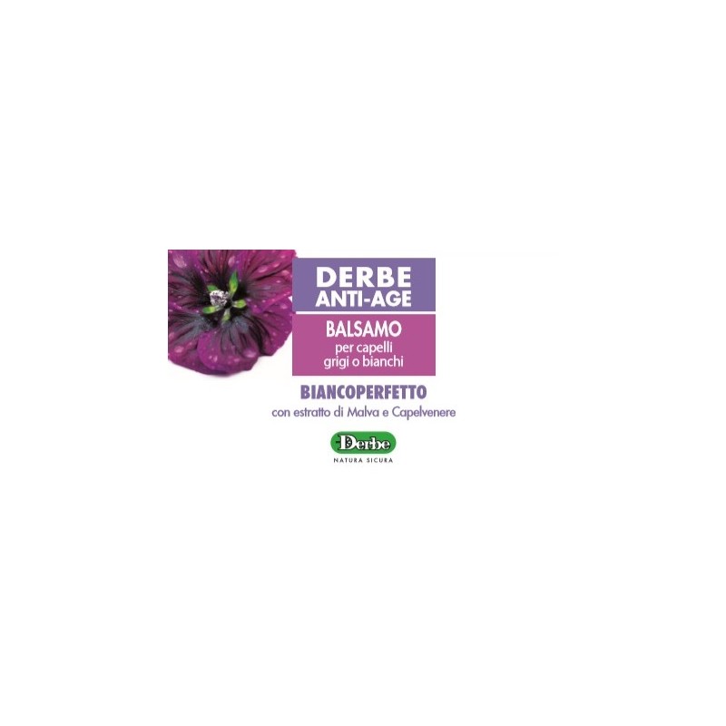 Derbe Anti-Age Balsamo Capelli Grigi e Bianchi Anti-Crespo 200ml Derbe Anti-Age Balsamo Capelli Grigi e Bianchi Anti-Crespo 200ml