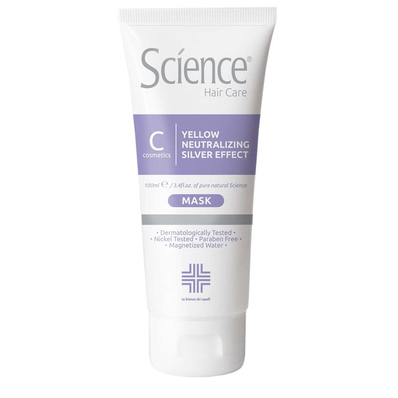 Science Maschera Antigiallo Effetto Argento Capelli Bianchi 100 ml