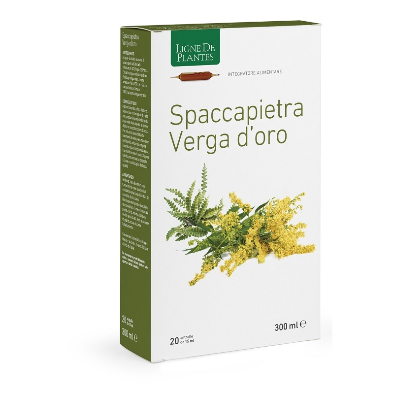 Natura Service Spaccapietra Verga d'Oro Drenante Vie Urinarie 20 Ampolle
