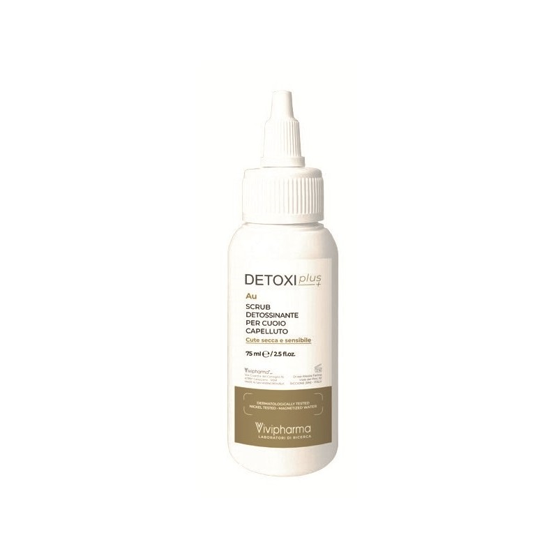 Vivipharma Detoxi Plus Au Scrub Cuoio Capelluto Cute Secca 75 ml