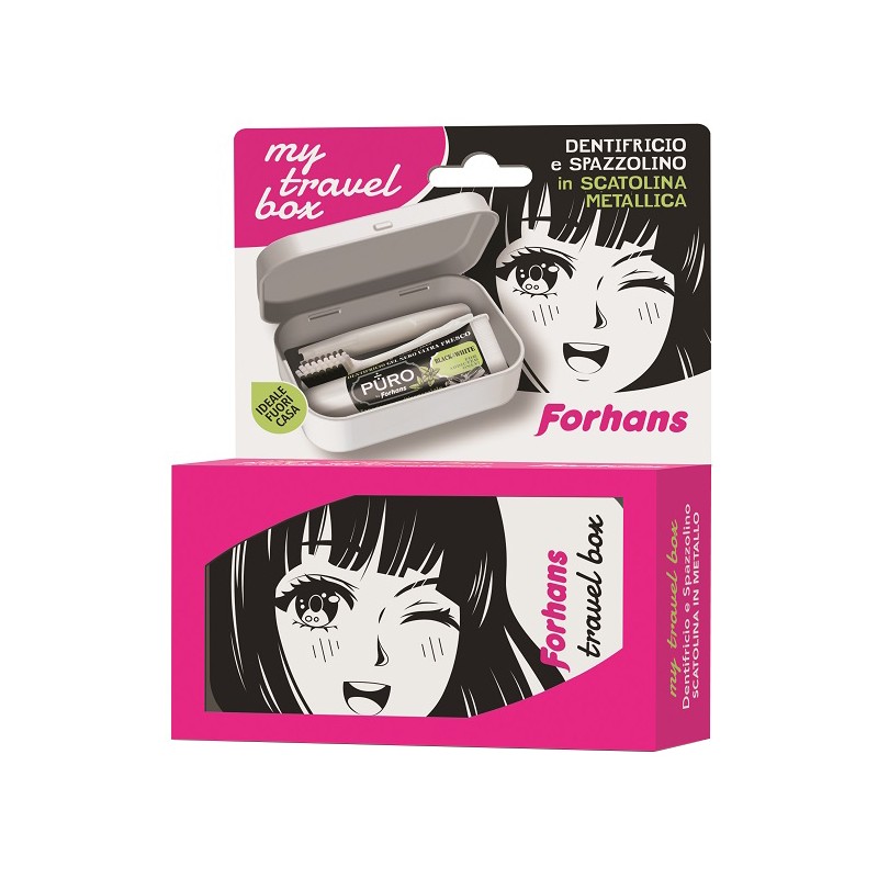 Forhans My Travel Box Girl Spazzolino e Dentifricio 12 ml Forhans My Travel Box Girl Spazzolino e Dentifricio 12 ml