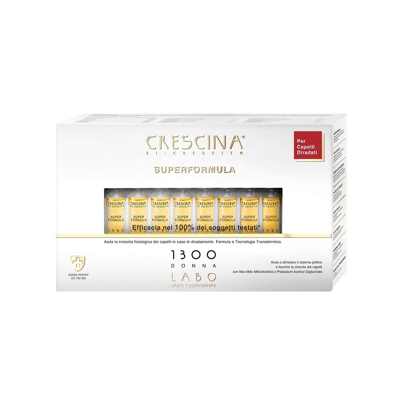 Crescina Superformula 1300 Donna Capelli 20 Fiale