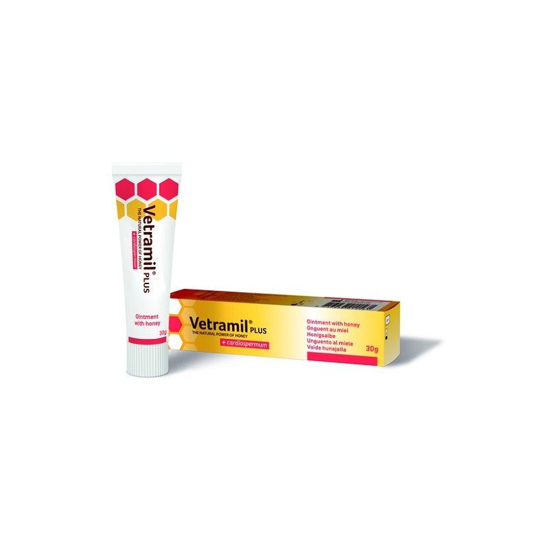 Vetramil Plus Crema Miele Cardiospermum Cani Gatti 30 g