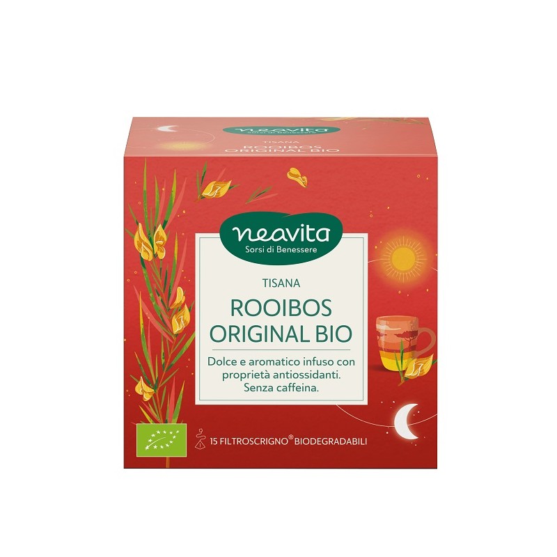 Neavita Rooibos Original Bio Tisana Senza Caffeina 15 Filtri Neavita Rooibos Original Bio Tisana Senza Caffeina 15 Filtri