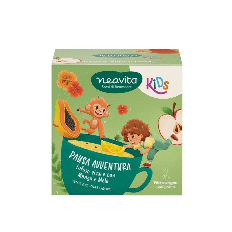 Neavita Kids Pausa Avventura Tisana Pomeriggio Bambini 10 Filtri Neavita Kids Pausa Avventura Tisana Pomeriggio Bambini 10 Filtri