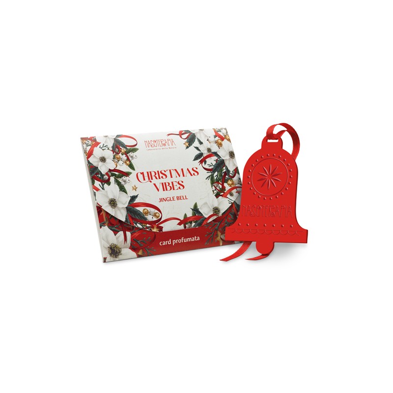Nasoterapia Card Profumate Jingle Bell per Cassetti 10 Pezzi